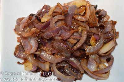 Caramelized onions.
